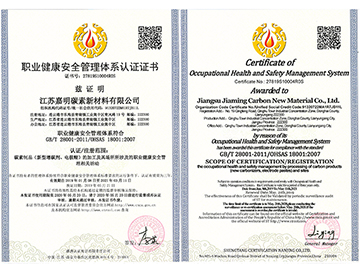 GBT28001 Occupational Health and Safety Management System Certification